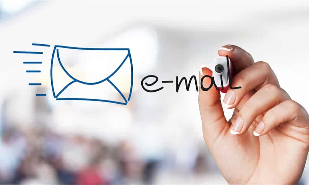 Hand writing email