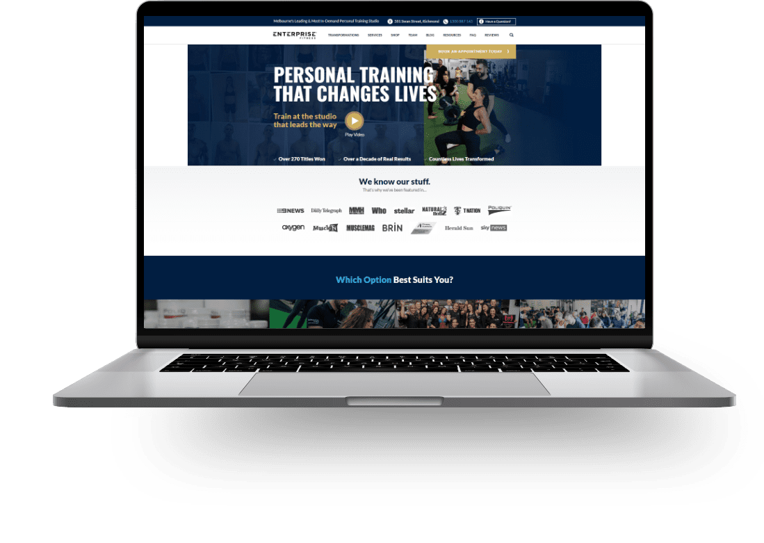 Enterprise Fitness Greenfish Marketing